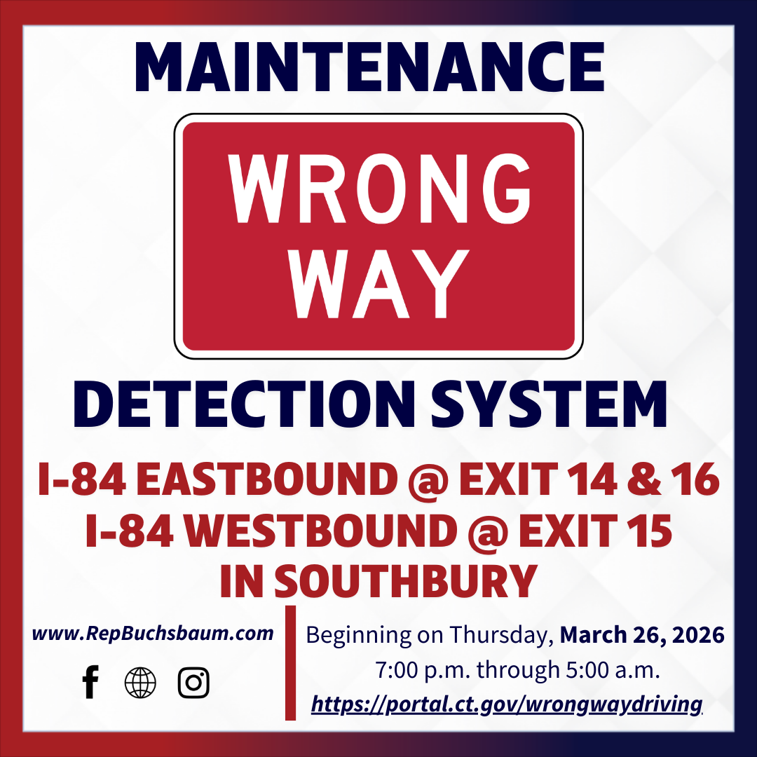 CT DOT to Perform Maintenance Work on I-84 Ramps